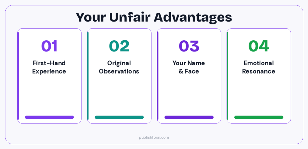 Illustration that shows the advantages bloggers have.